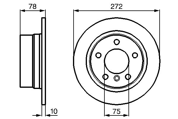 BOSCH 0 986 478 641 - Bremsscheibe