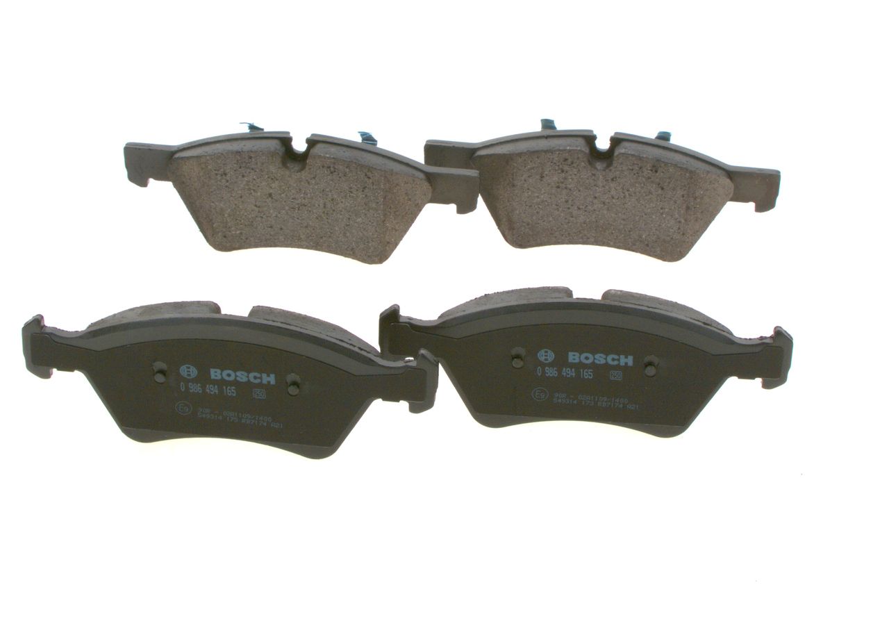 BOSCH 0 986 494 165 - Bremsbelagsatz, Scheibenbremse