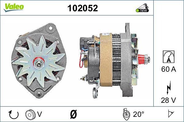 VALEO 102052 - Generator