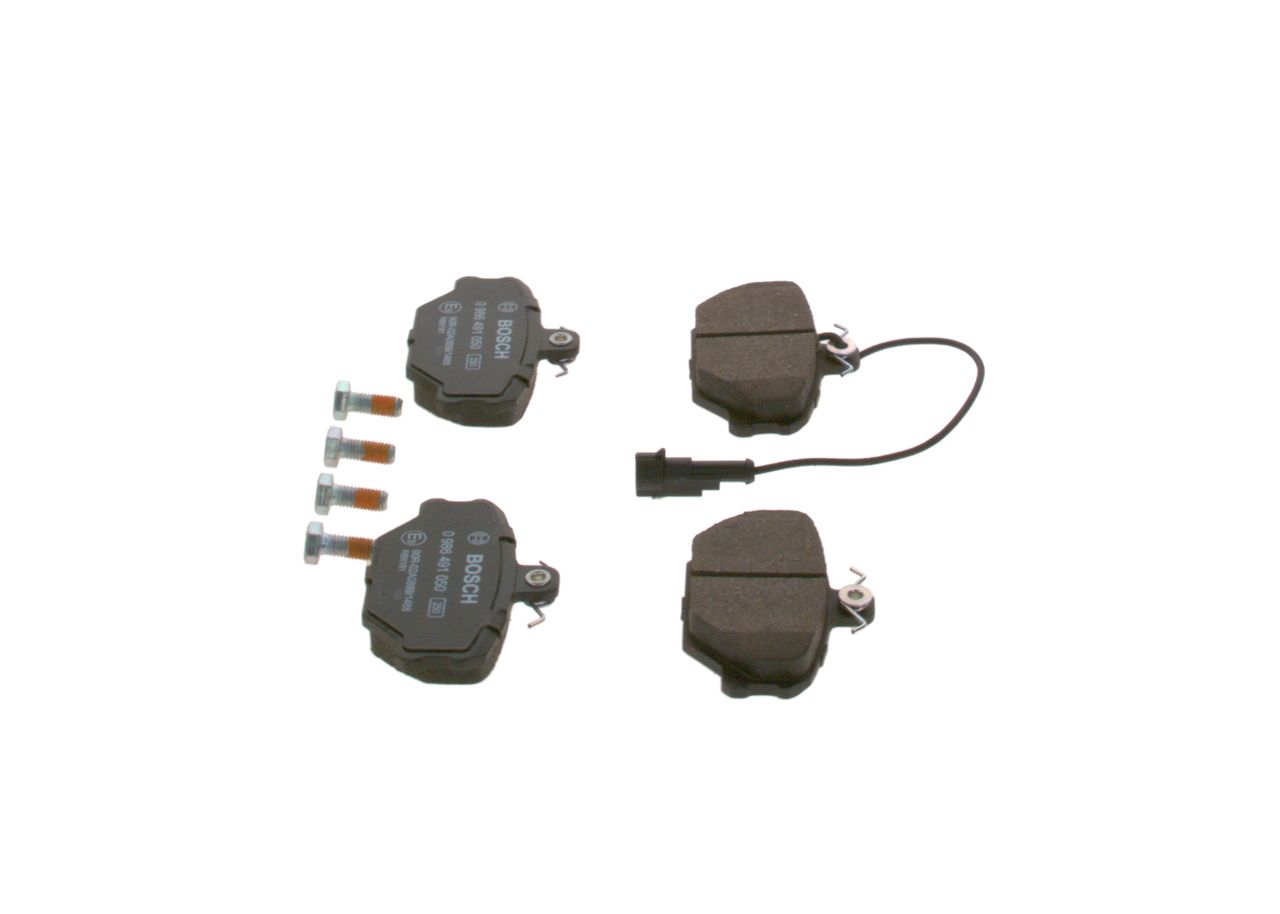 BOSCH 0 986 491 050 - Bremsbelagsatz, Scheibenbremse