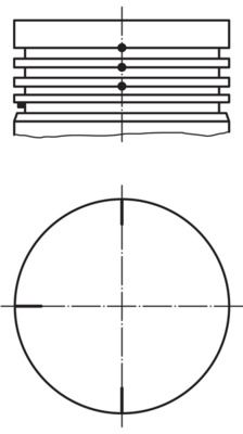 MAHLE 022 04 00 - Kolben