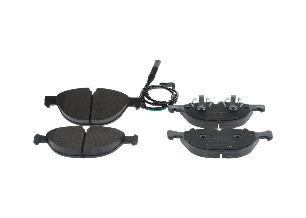 BOSCH 0 986 494 307 - Bremsbelagsatz, Scheibenbremse