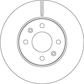 TRW DF6794 - Bremsscheibe