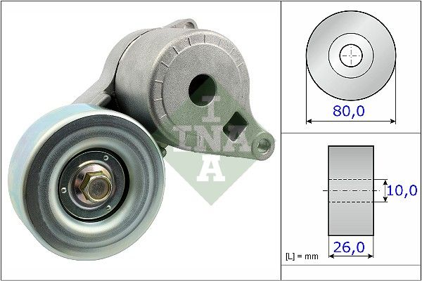 Schaeffler INA 534 0509 10 - Riemenspanner, Keilrippenriemen