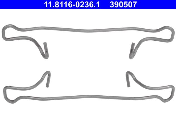 ATE 11.8116-0236.1 - Feder, Bremssattel