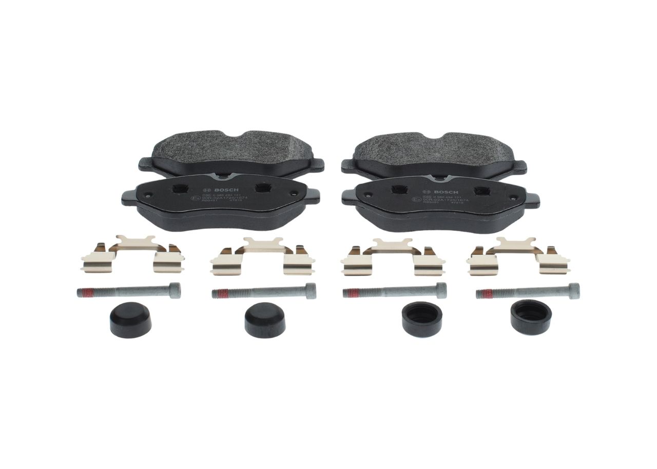 BOSCH 0 986 494 121 - Bremsbelagsatz, Scheibenbremse