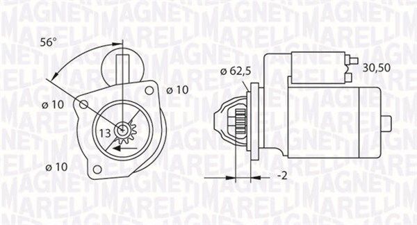 MAGNETI MARELLI 063523624010 - Starter