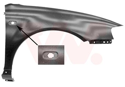 VAN WEZEL 0331656 - Kotflügel
