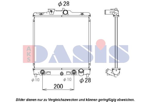 AKS DASIS 101010N - Kühler, Motorkühlung