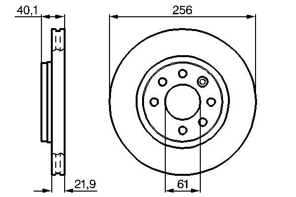 BOSCH 0 986 478 431 - Bremsscheibe