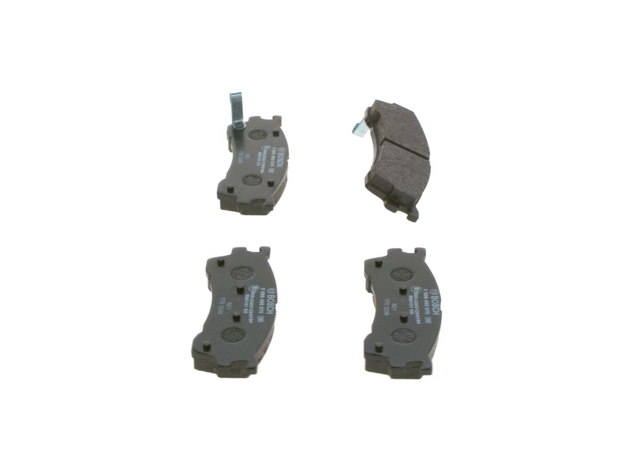 BOSCH 0 986 460 975 - Bremsbelagsatz, Scheibenbremse