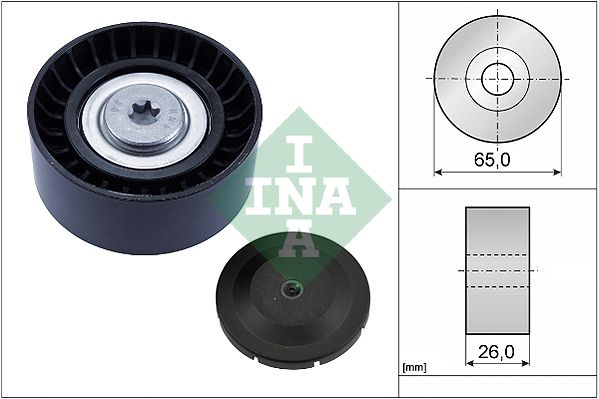 Schaeffler INA 532 0804 10 - Umlenk-/Führungsrolle, Keilrippenriemen