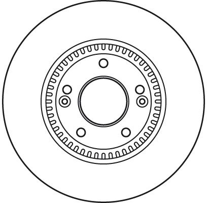 TRW DF6108S - Bremsscheibe