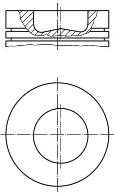 MAHLE 007 PI 00110 000 - Kolben