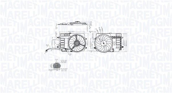 MAGNETI MARELLI 069422859010 - Lüfter, Motorkühlung
