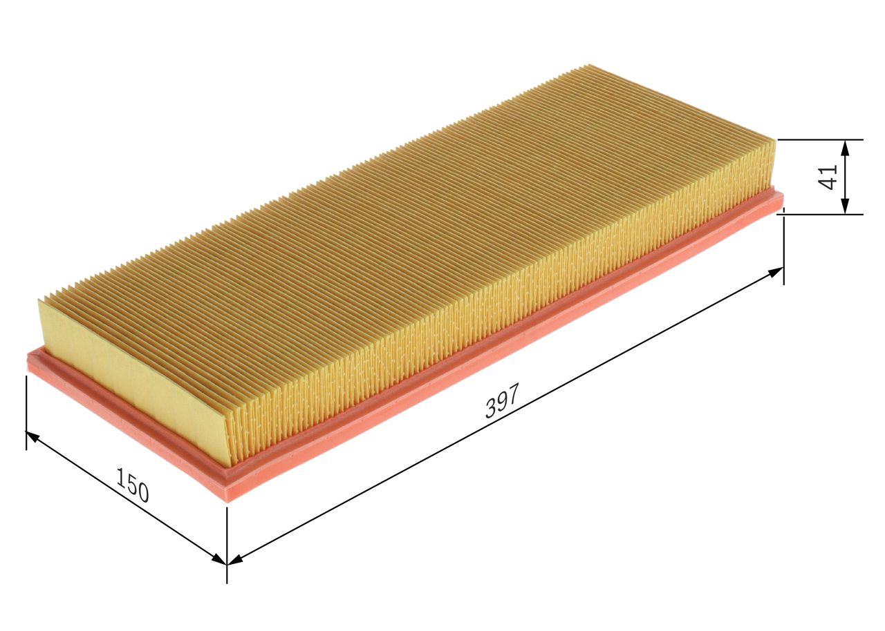 BOSCH 1 457 433 609 - Luftfilter