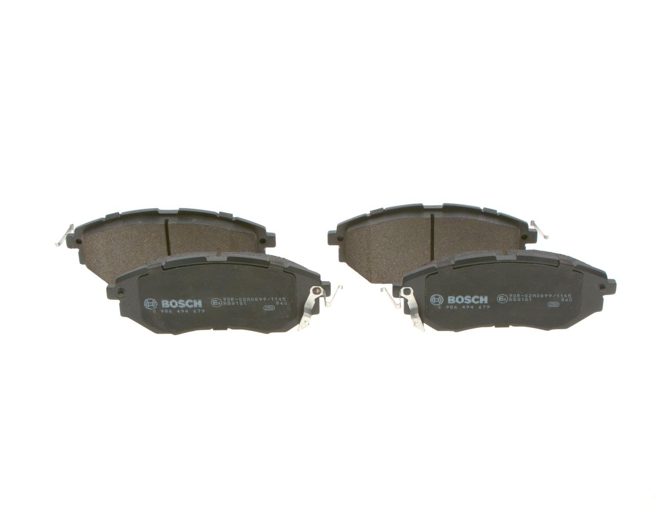 BOSCH 0 986 494 679 - Bremsbelagsatz, Scheibenbremse