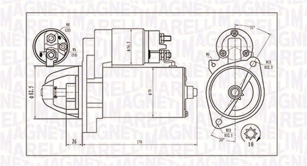 MAGNETI MARELLI 063721202010 - Starter