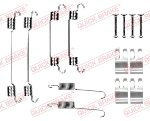 QUICK BRAKE 105-0076 - Zubehörsatz, Bremsbacken