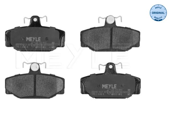 MEYLE 025 213 8513 - Bremsbelagsatz, Scheibenbremse
