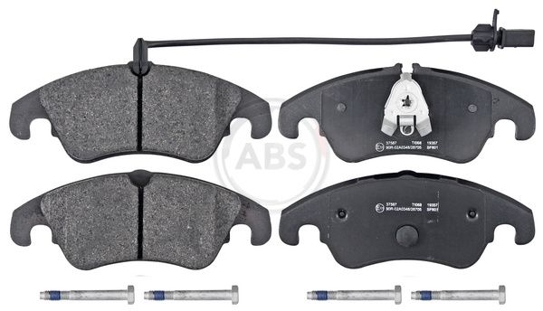 A.B.S. 37587 - Bremsbelagsatz, Scheibenbremse