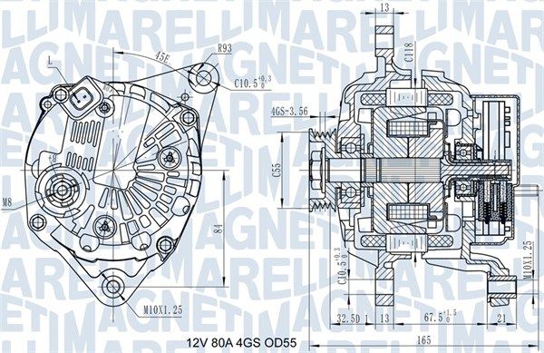 MAGNETI MARELLI 063731977010 - Generator