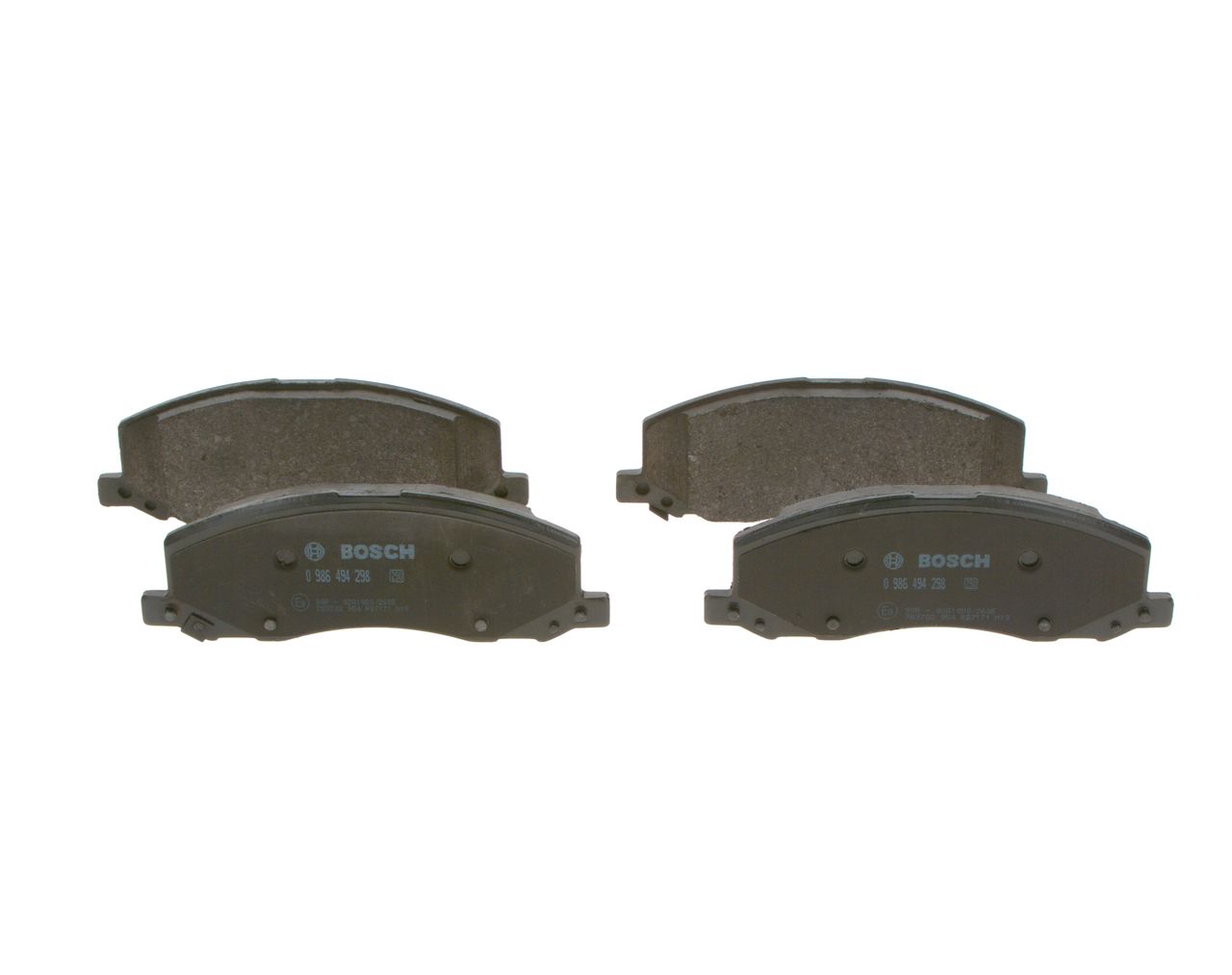 BOSCH 0 986 494 298 - Bremsbelagsatz, Scheibenbremse