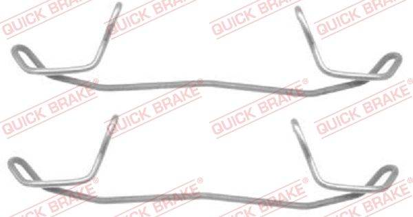 QUICK BRAKE 109-1123 - Zubehörsatz, Scheibenbremsbelag