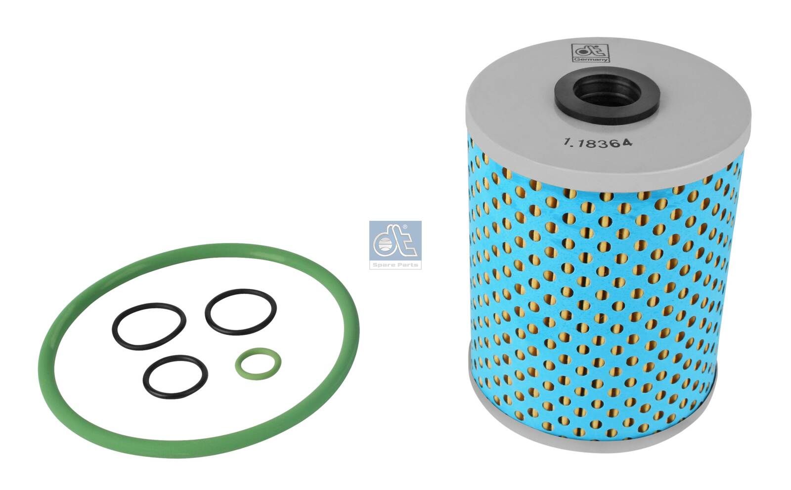 DT Spare Parts 1.35100 - Ölfilter, Retarder