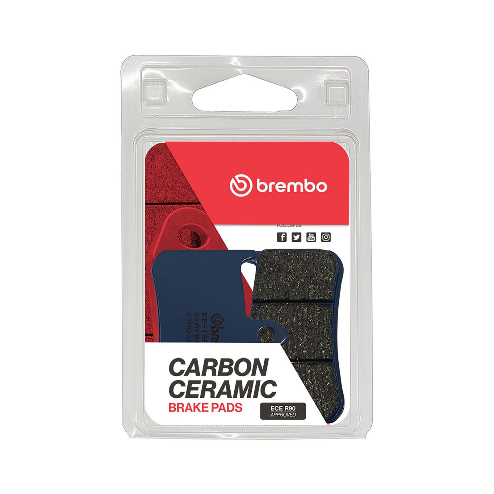 BREMBO 07HO2807 - Bremsbelagsatz, Scheibenbremse