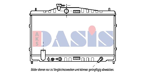 AKS DASIS 100290N - Kühler, Motorkühlung