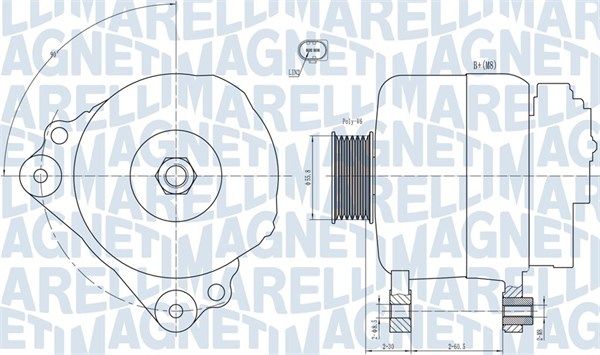 MAGNETI MARELLI 063731992010 - Generator