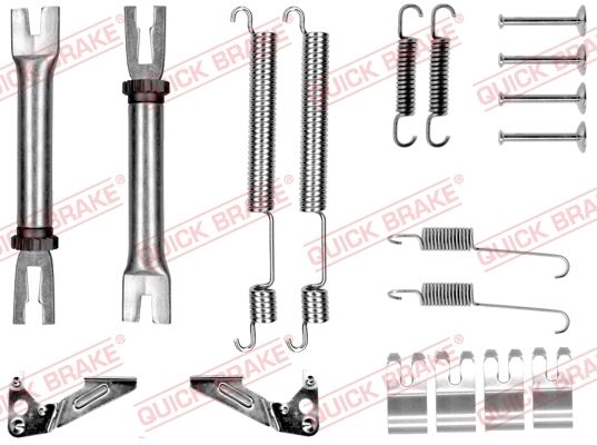 QUICK BRAKE 105-0053S - Zubehörsatz, Bremsbacken