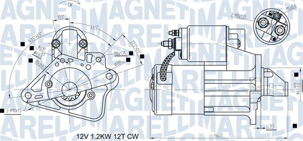 MAGNETI MARELLI 063721524010 - Starter