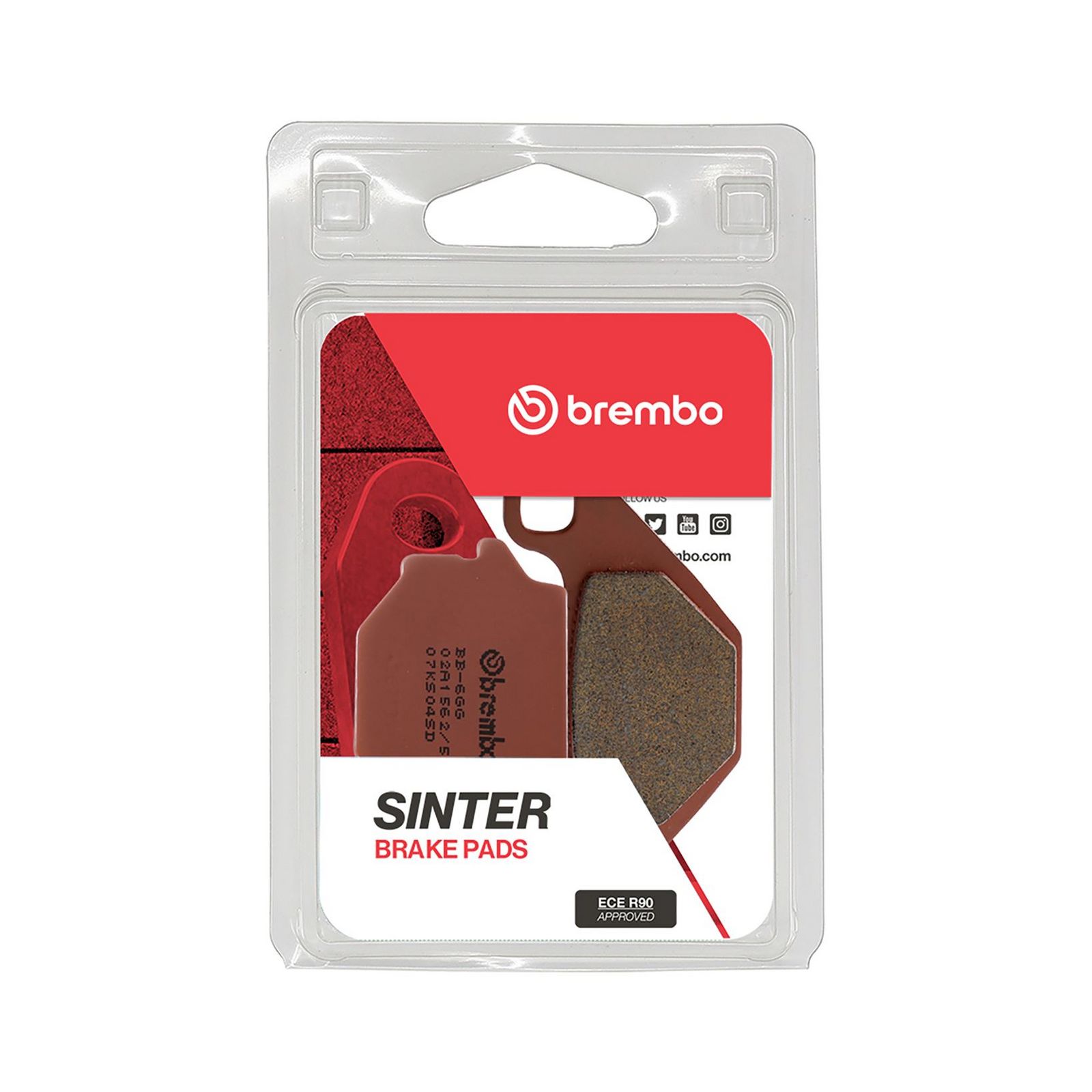 BREMBO 07KS04SD - Bremsbelagsatz, Scheibenbremse