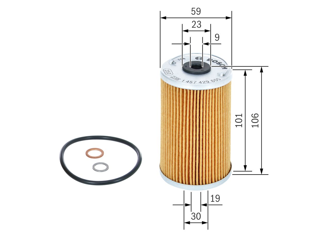 BOSCH 1 457 429 605 - Ölfilter