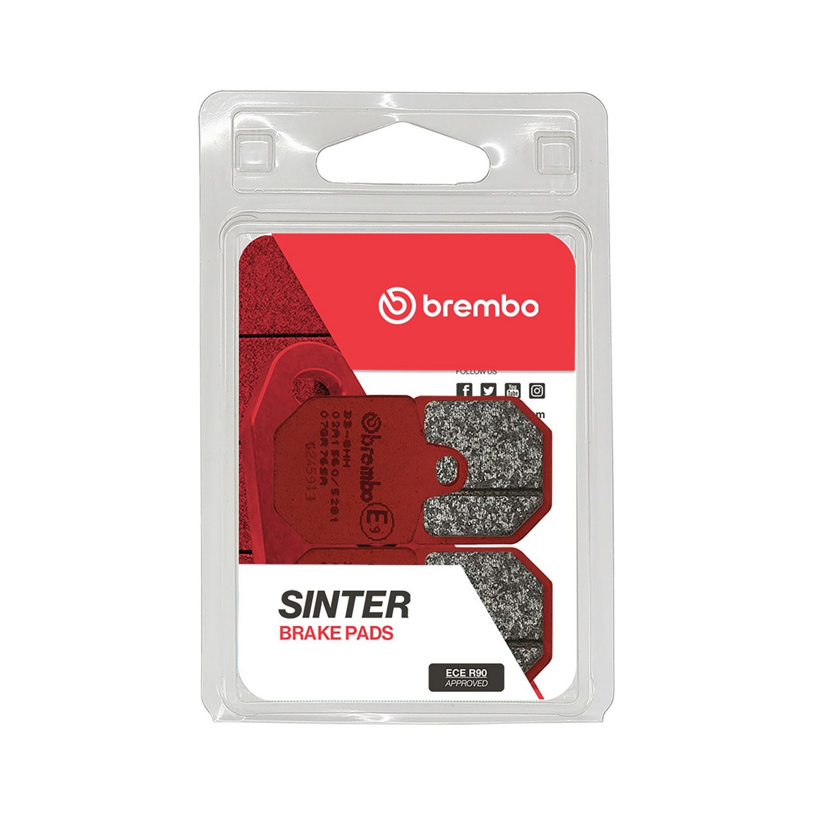 BREMBO 07GR76SA - Bremsbelagsatz, Scheibenbremse