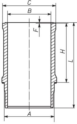 MAHLE 021 WN 05 00 - Zylinderlaufbuchse