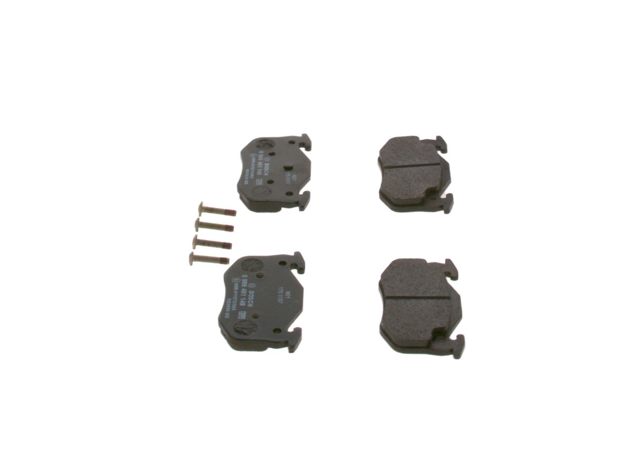 BOSCH 0 986 461 149 - Bremsbelagsatz, Scheibenbremse