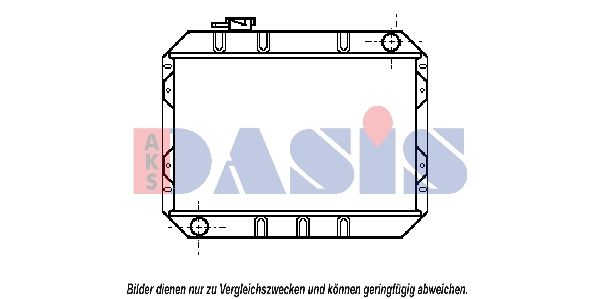 AKS DASIS 090220N - Kühler, Motorkühlung