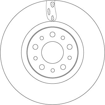 TRW DF6933 - Bremsscheibe