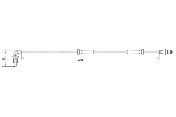 BOSCH 0 265 007 582 - Sensor, Raddrehzahl
