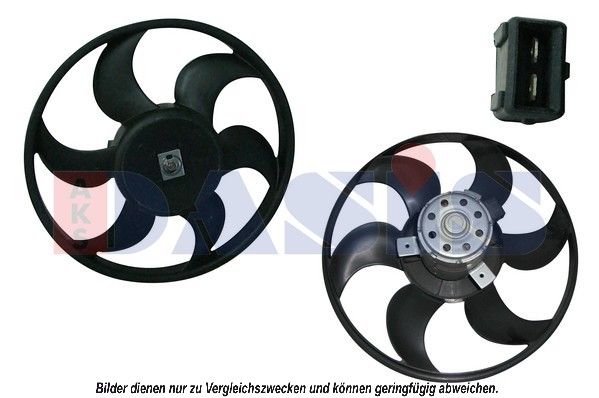 AKS DASIS 048101N - Lüfter, Motorkühlung