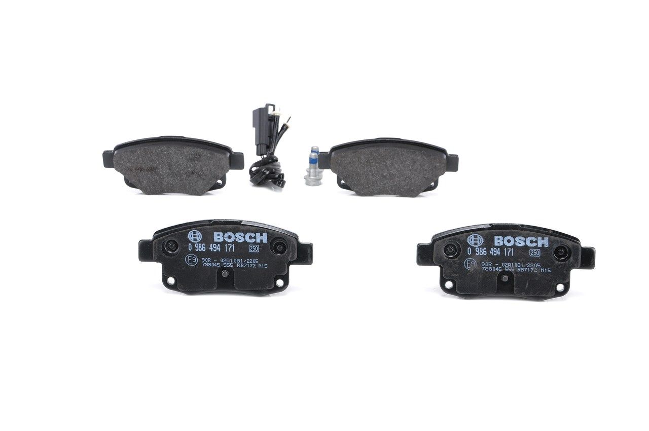 BOSCH 0 986 494 171 - Bremsbelagsatz, Scheibenbremse