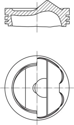 MAHLE 028 04 00 - Kolben