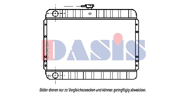 AKS DASIS 071040N - Kühler, Motorkühlung