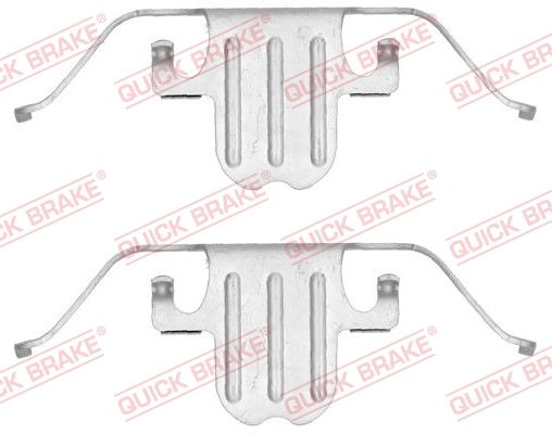 QUICK BRAKE 109-1751 - Zubehörsatz, Scheibenbremsbelag