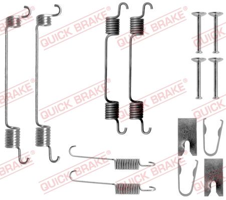 QUICK BRAKE 105-0797 - Zubehörsatz, Bremsbacken