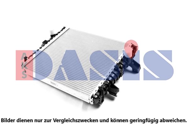 AKS DASIS 040076N - Kühler, Motorkühlung