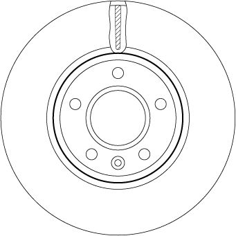 TRW DF7923 - Bremsscheibe